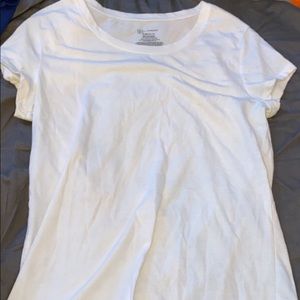 white shirt sleeve t shirt